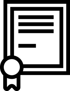 Laboratory Certificate Editable Svg Line Art, Free Vectors File